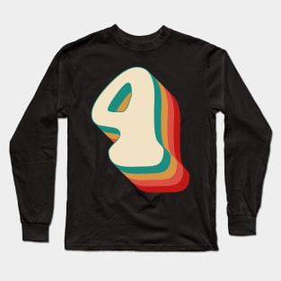 Number 4 Long Sleeve T-Shirt